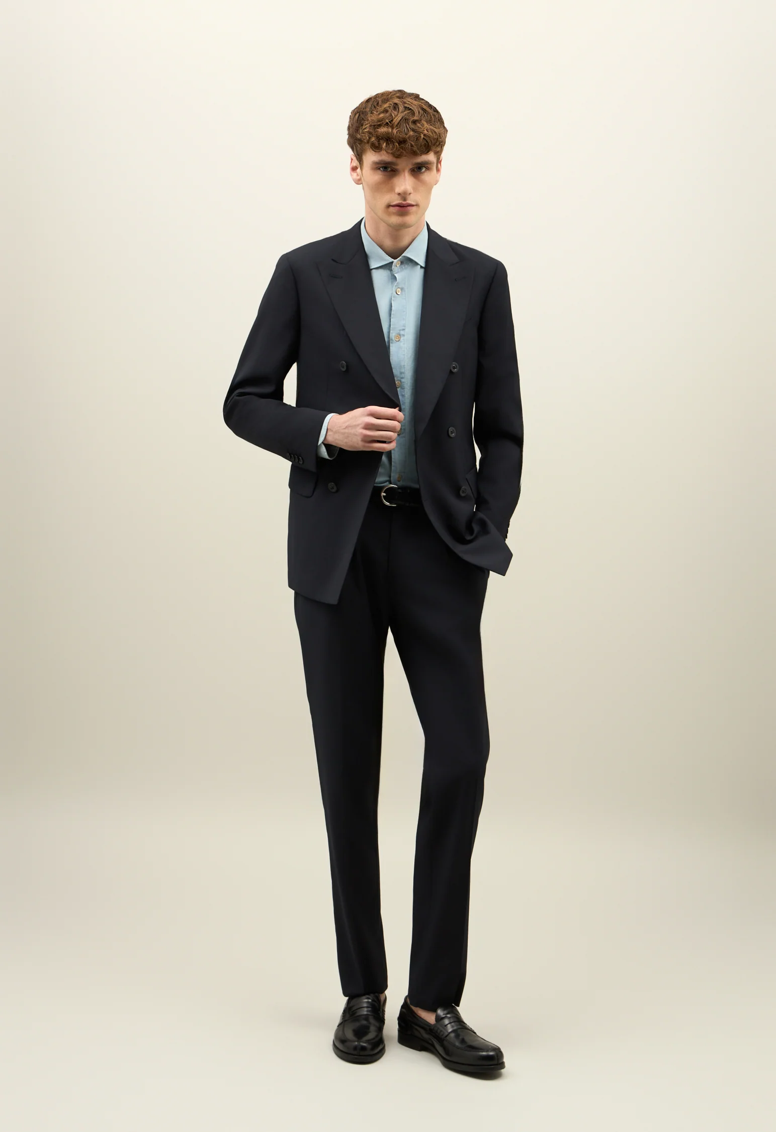 Abito B-Line in lana blu