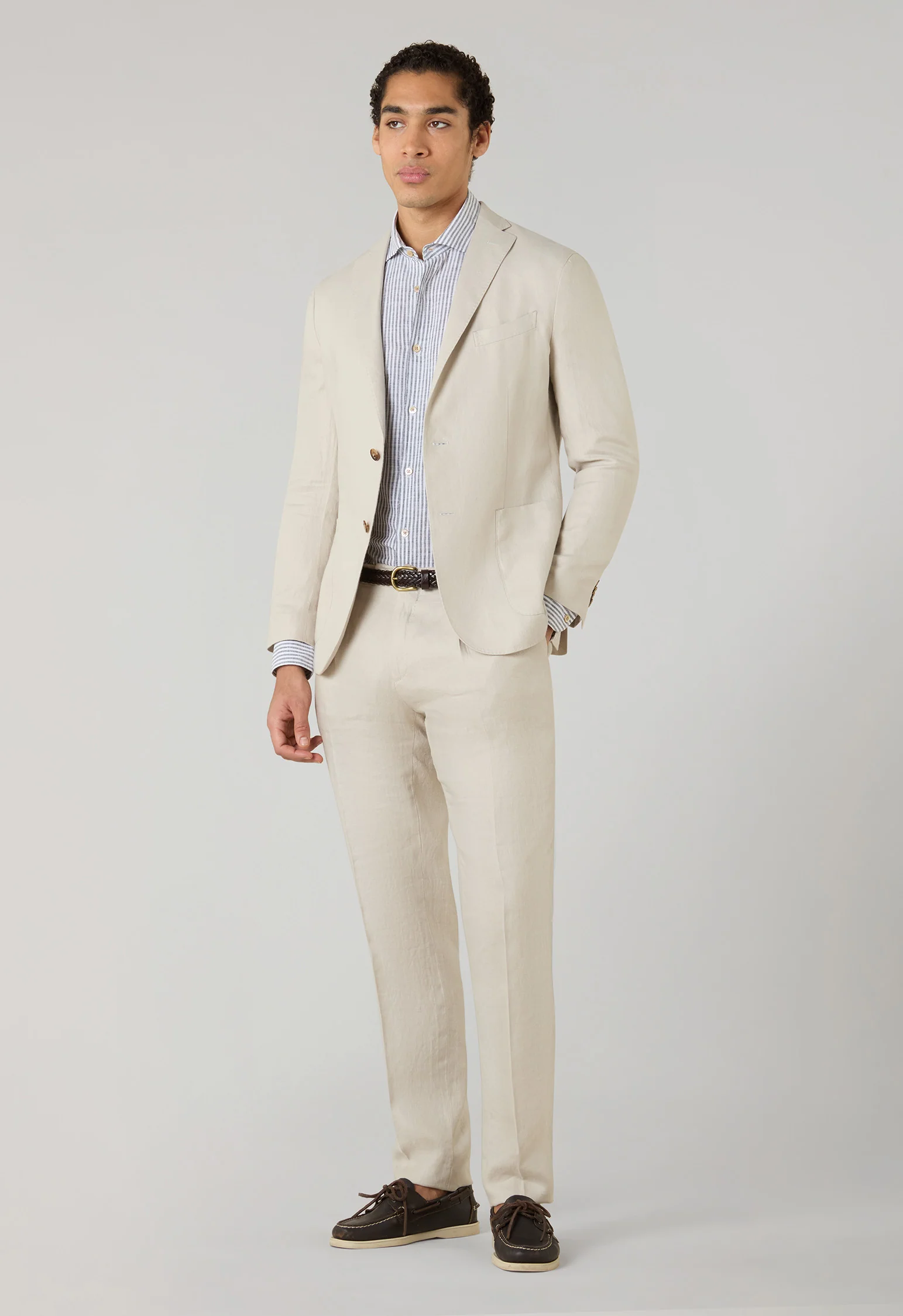 Abito K-Jacket in lino irlandese beige