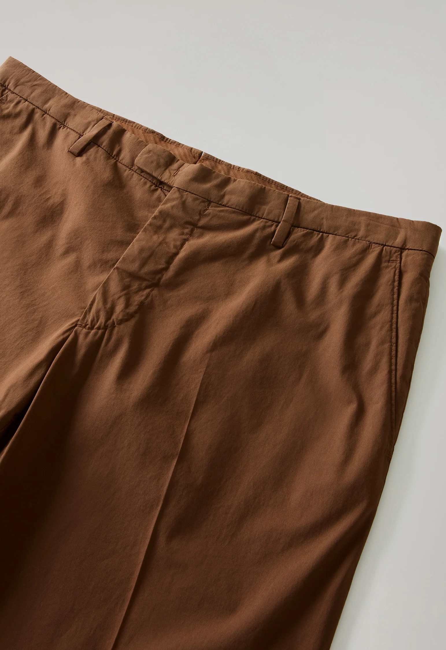 Abito K-Jacket in popeline tinto in capo marrone - Image 6