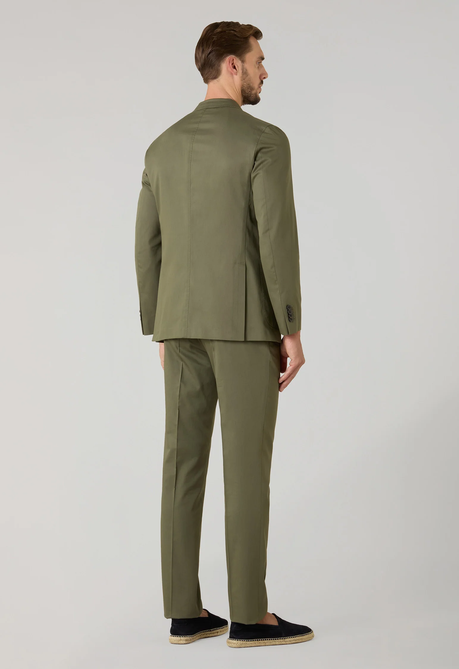 Abito K-Suit in cotone e tencell verde - Image 2