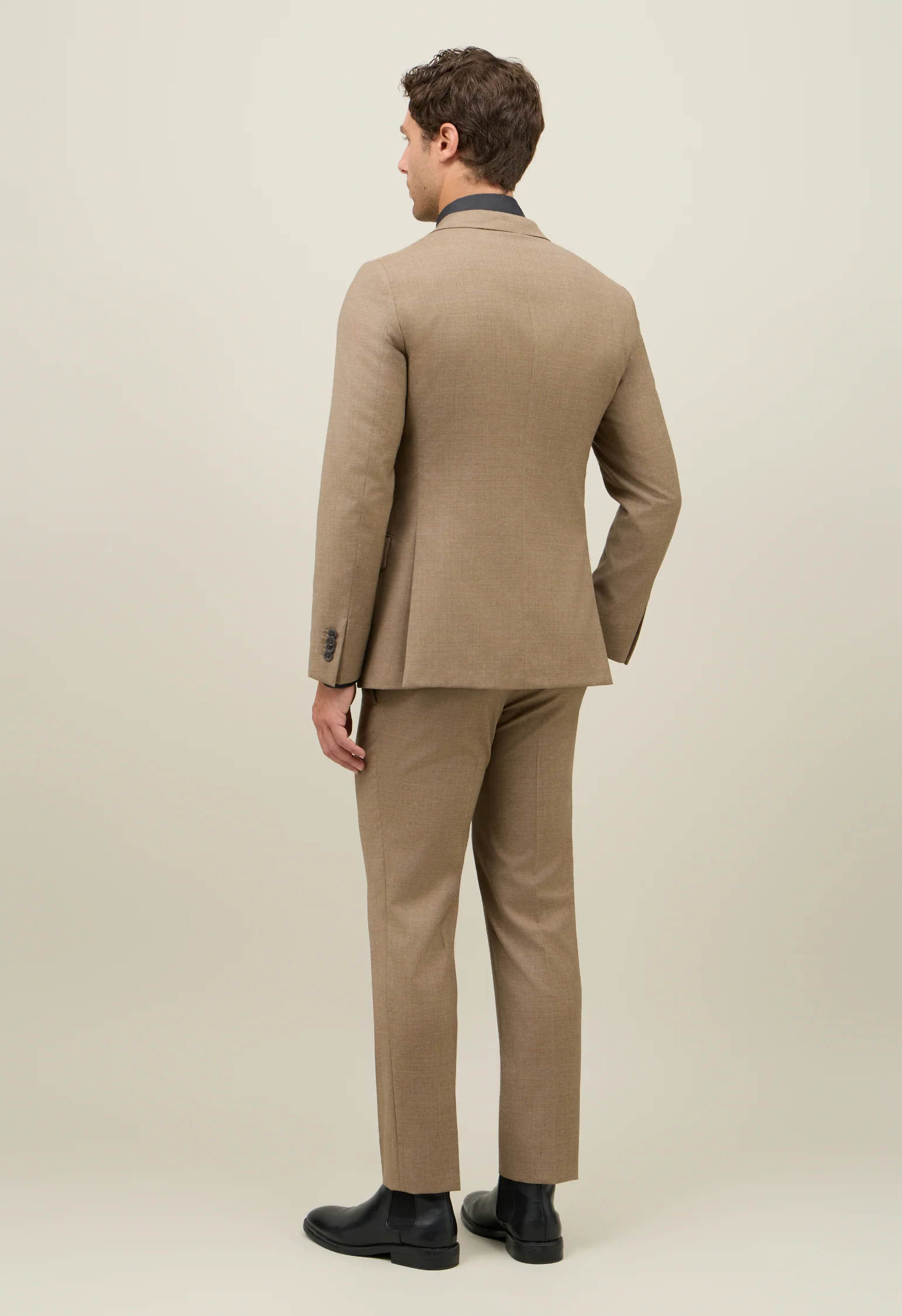 Abito Milano in lana marrone chiaro - Image 2