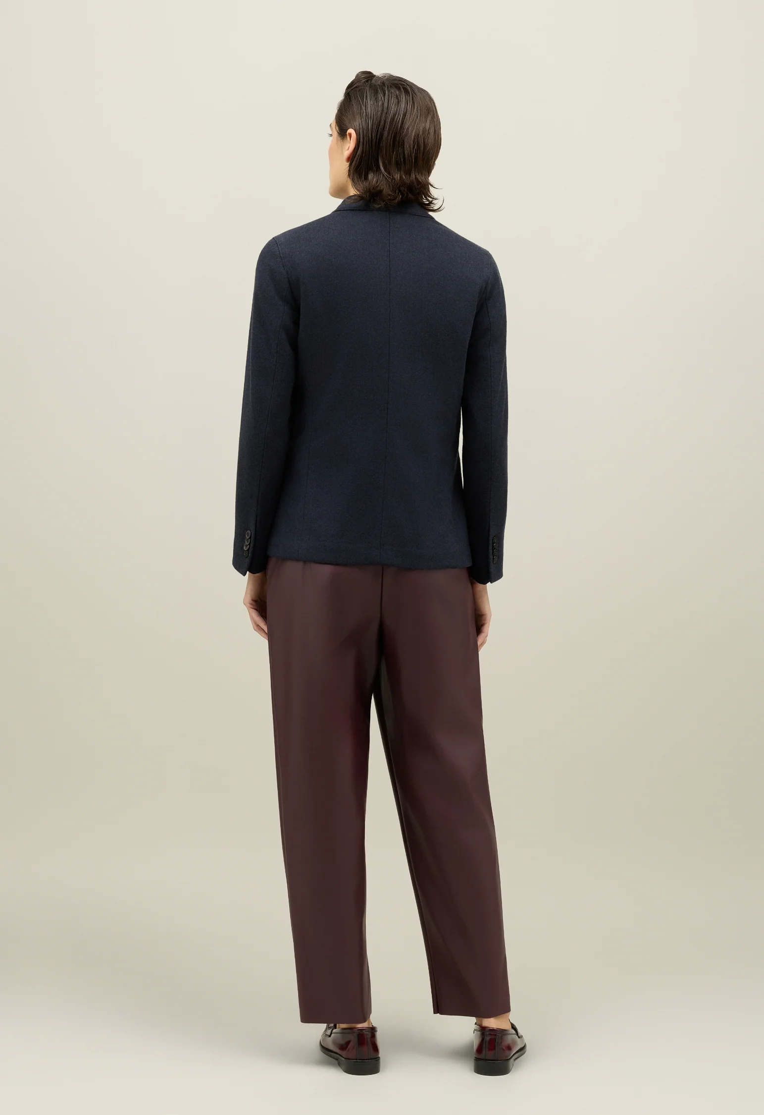 Blazer Brera in lana 14-Micron blu - Image 2