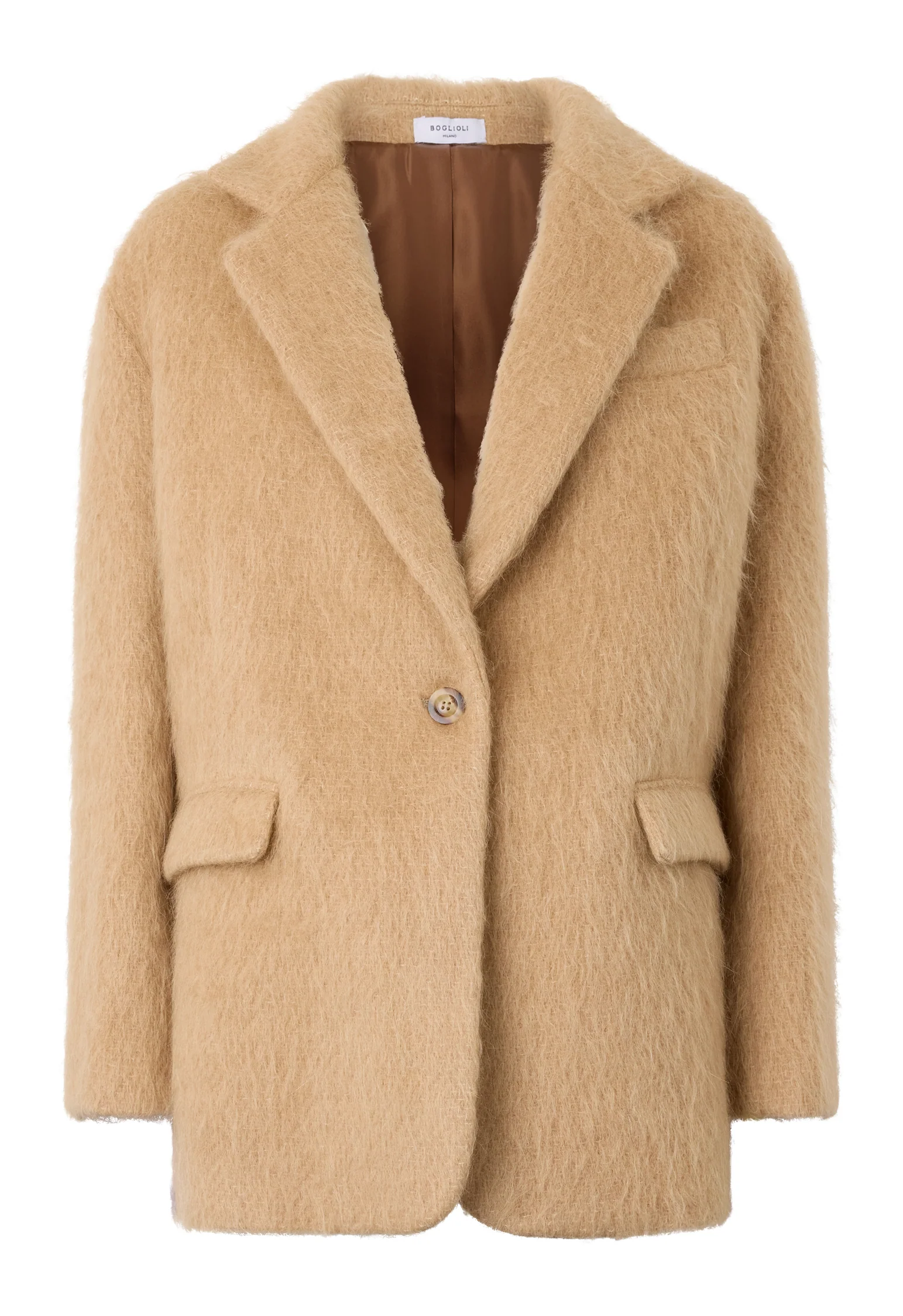 Blazer Otta in misto Alpaca cammello - Image 4