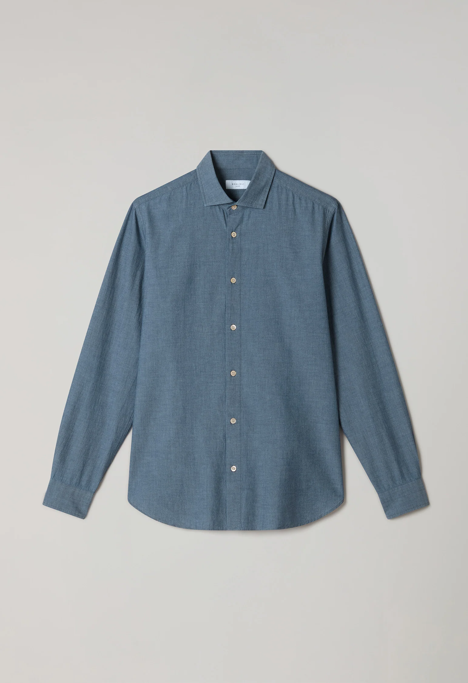 Camicia in denim blu chiaro - Image 4