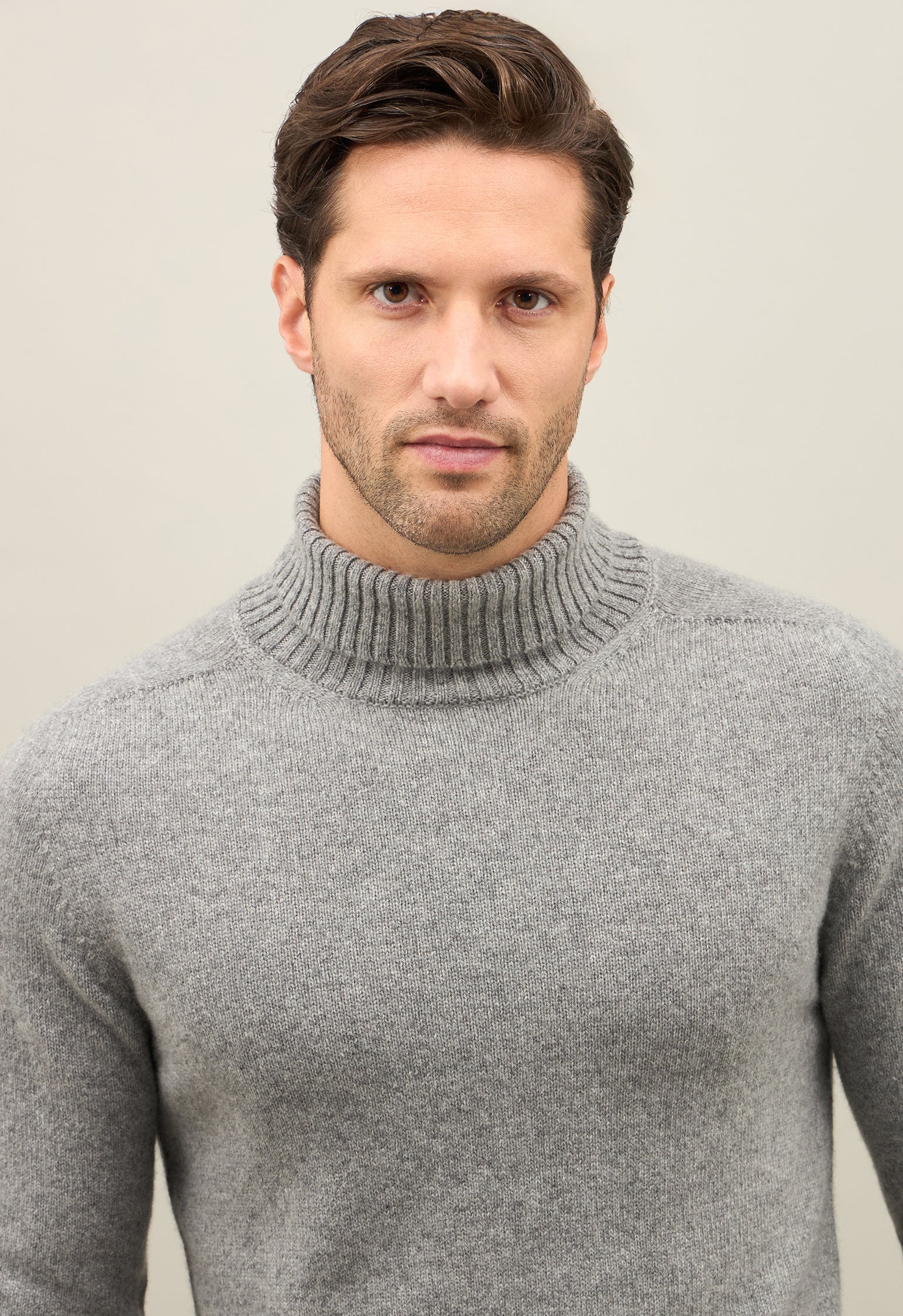 Dolcevita in cashmere Coccola grigio