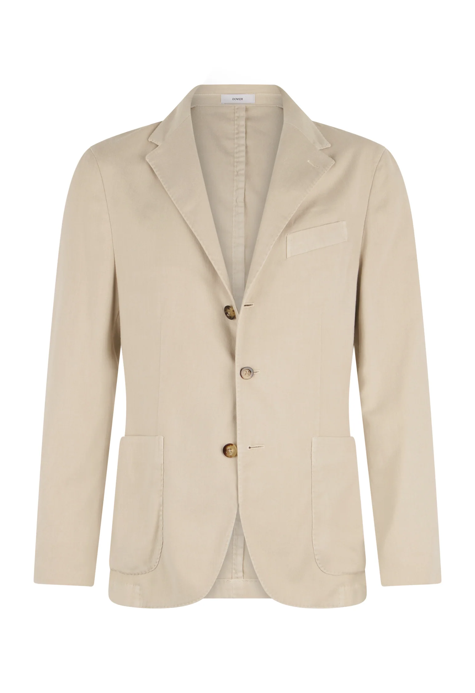 Giacca Dover in misto cotone soft bianco caldo - Image 4