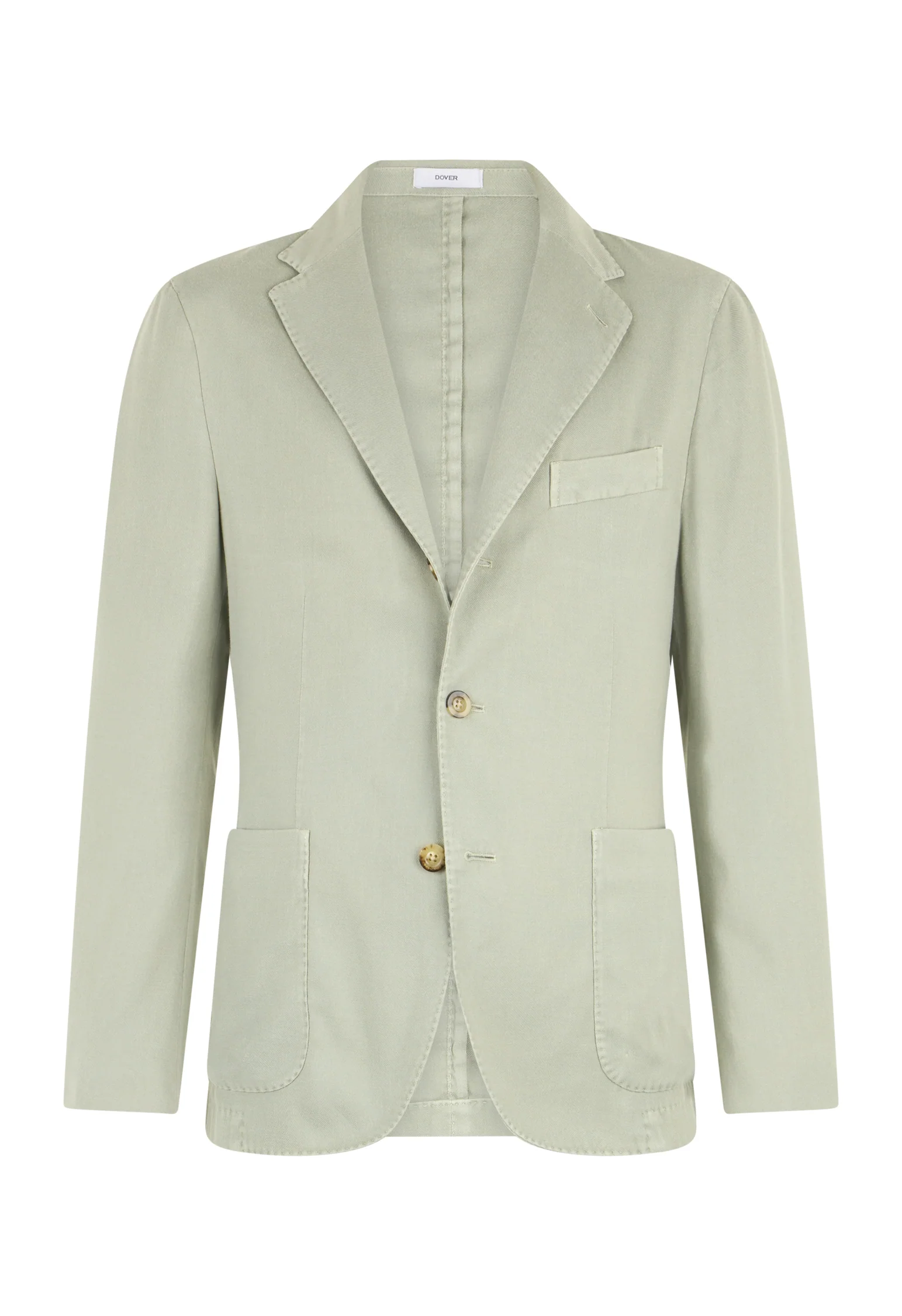 Giacca Dover in misto cotone soft verde - Image 4