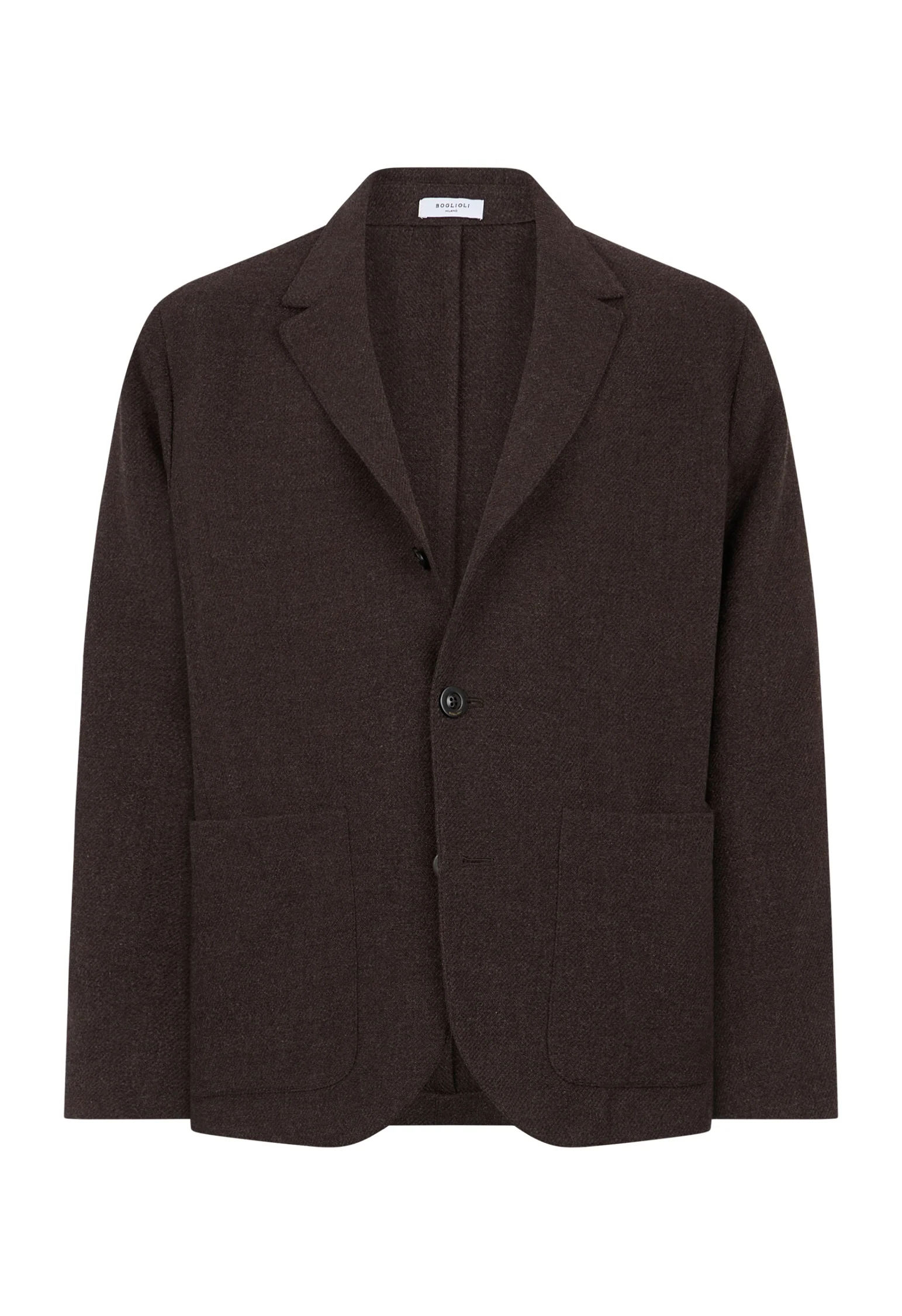 Giacca Over in lana e cashmere marrone - Image 4