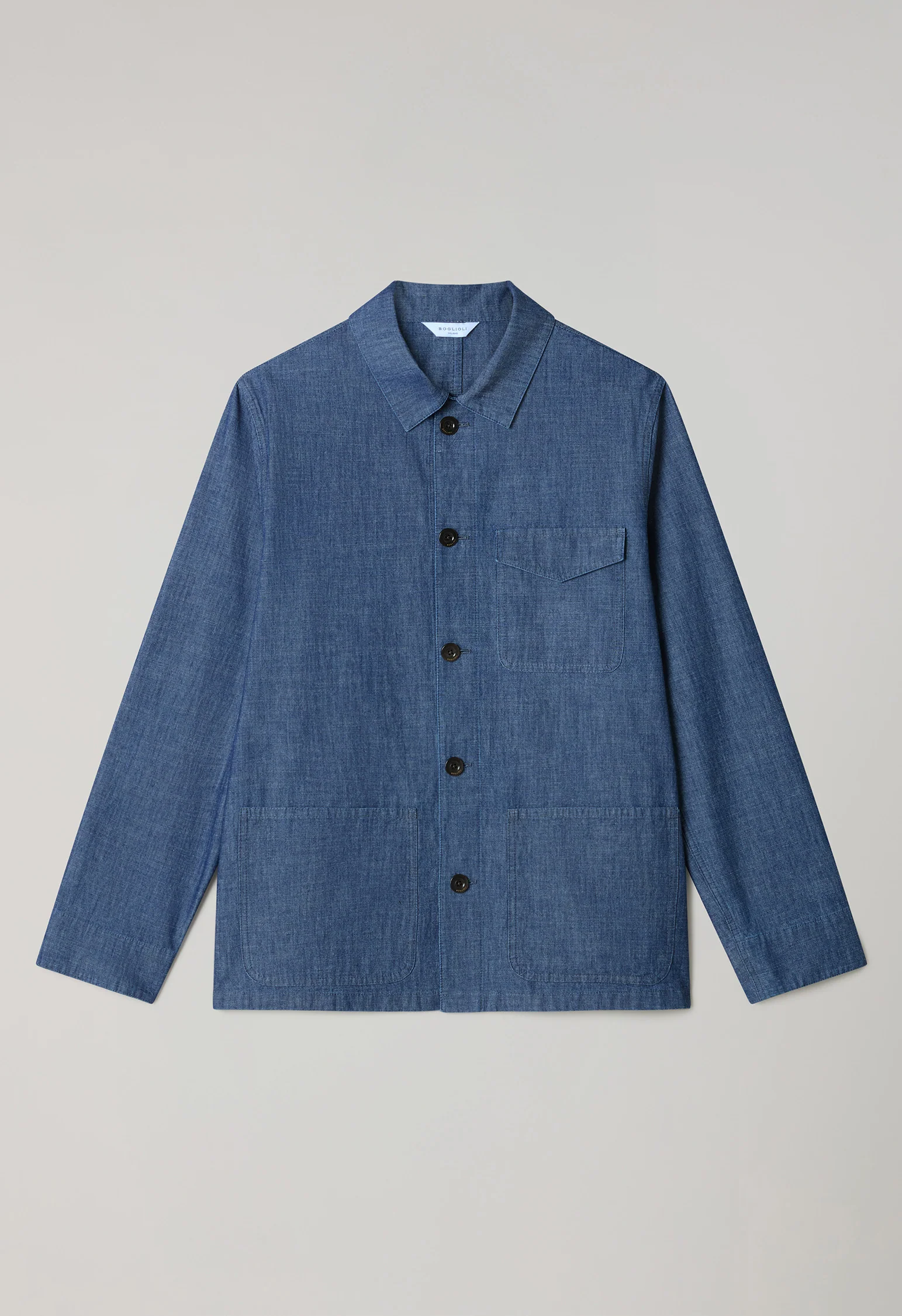 Giacca Workwear in indaco denim blu - Image 4