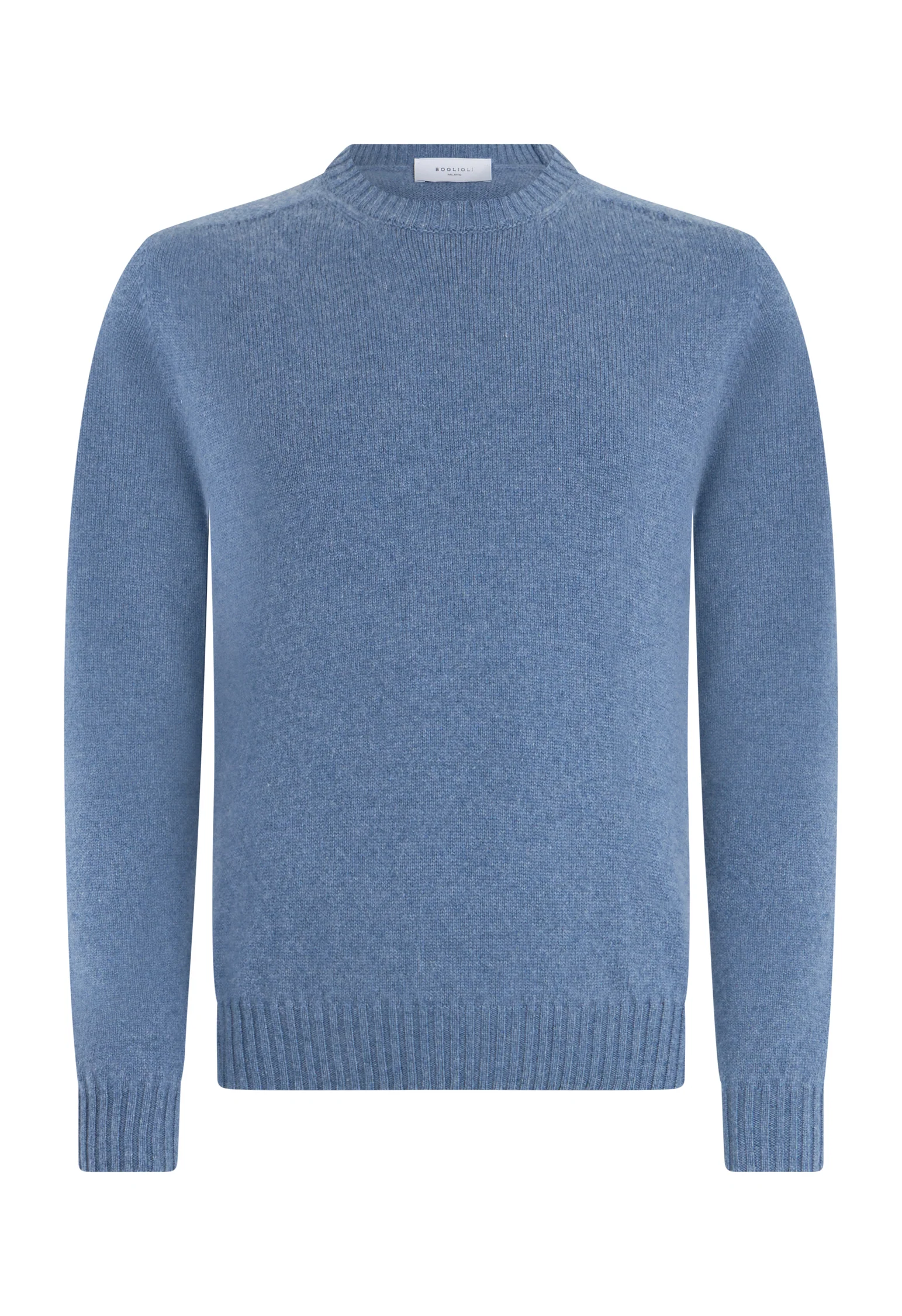 Girocollo in cashmere azzurro - Image 4