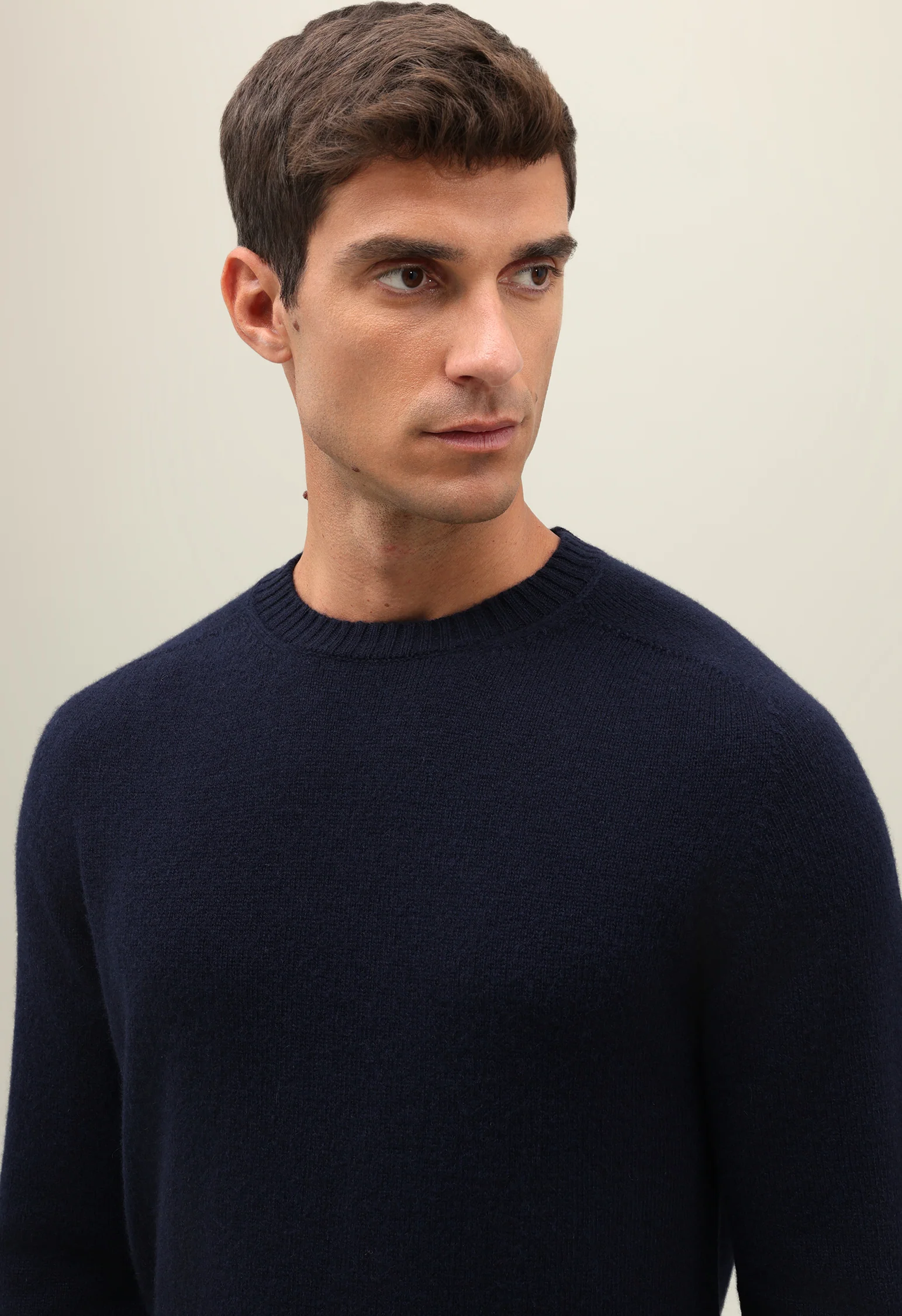 Girocollo in cashmere Coccola blu - Image 3