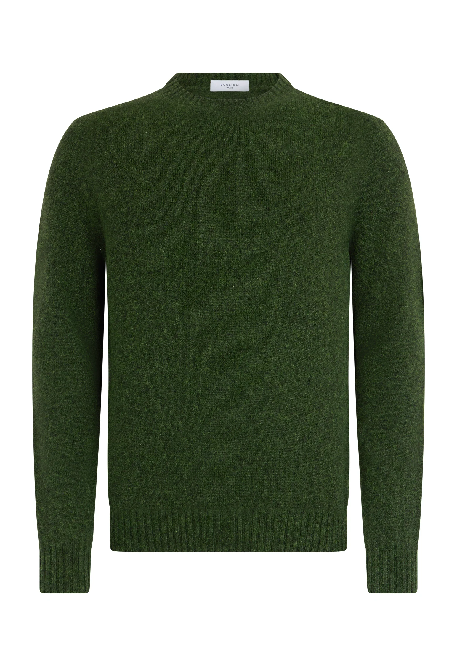Girocollo in cashmere verde - Image 4