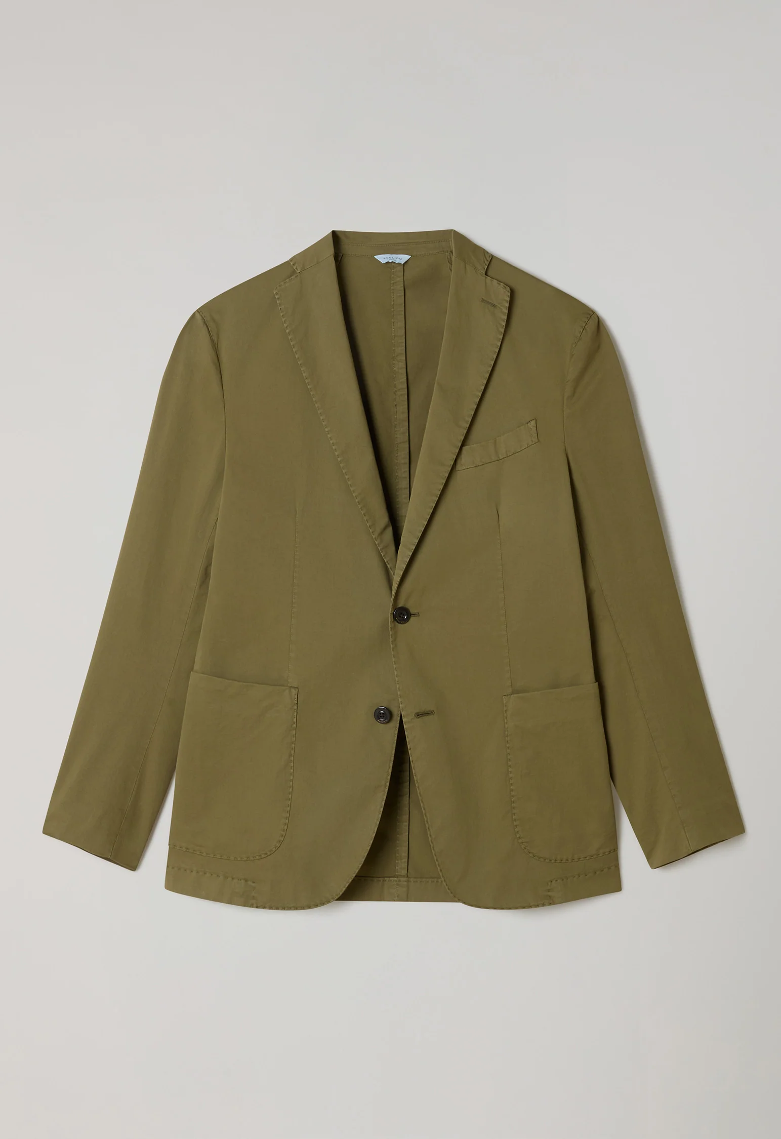 K-Jacket in cotone tinto in capo verde - Image 4
