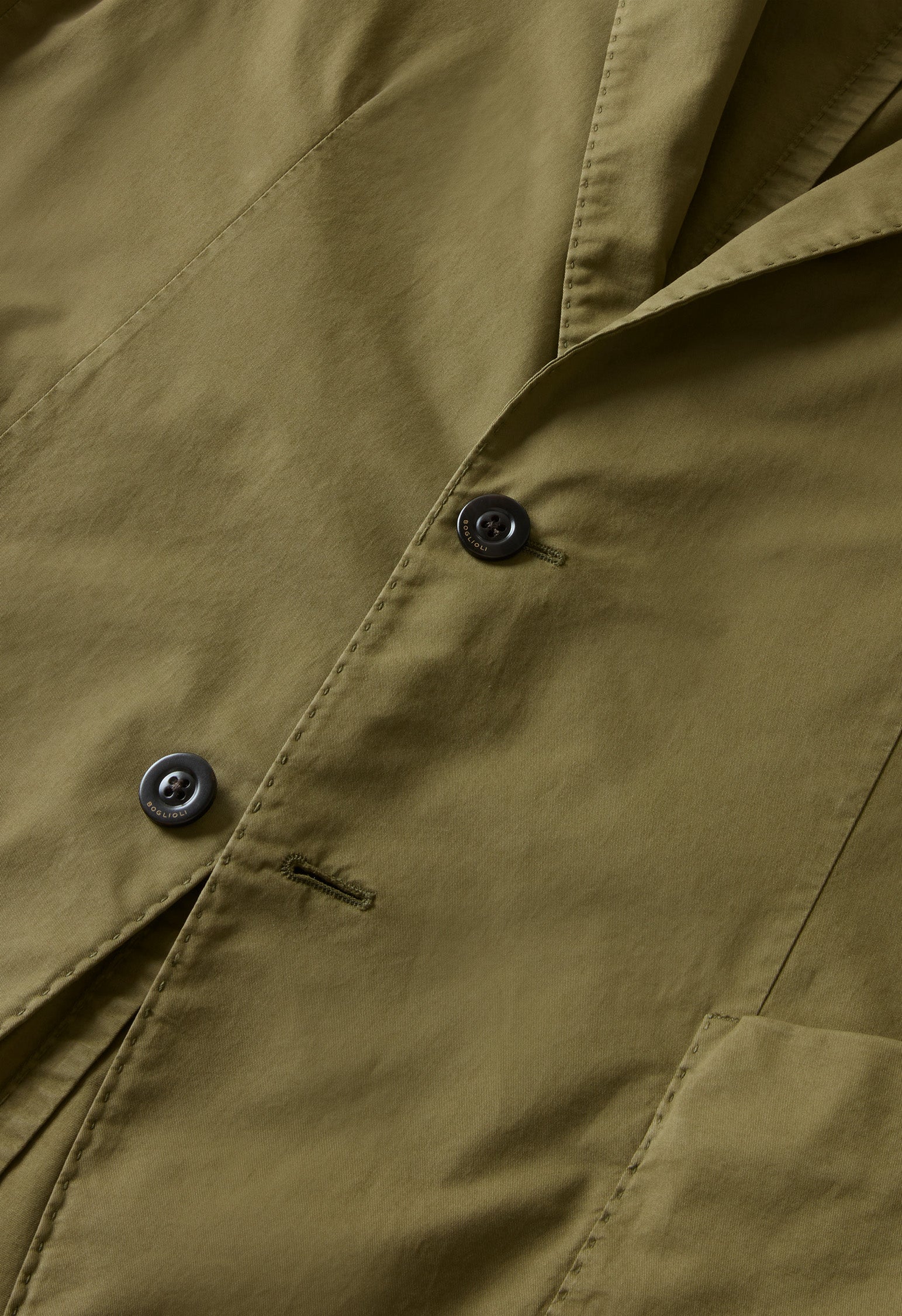 K-Jacket in cotone tinto in capo verde - Image 5