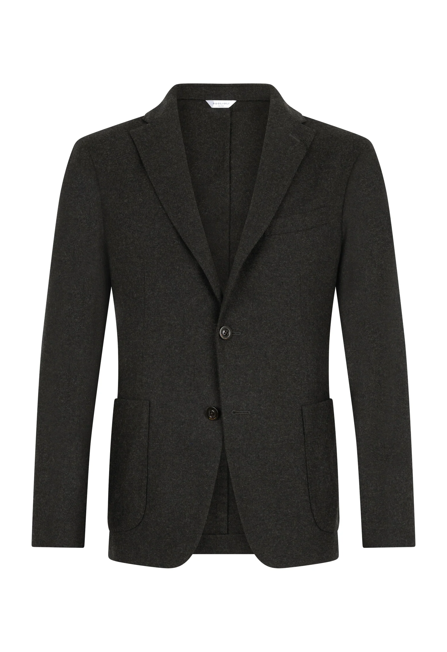 K-Jacket in flanella verde scuro - Image 4