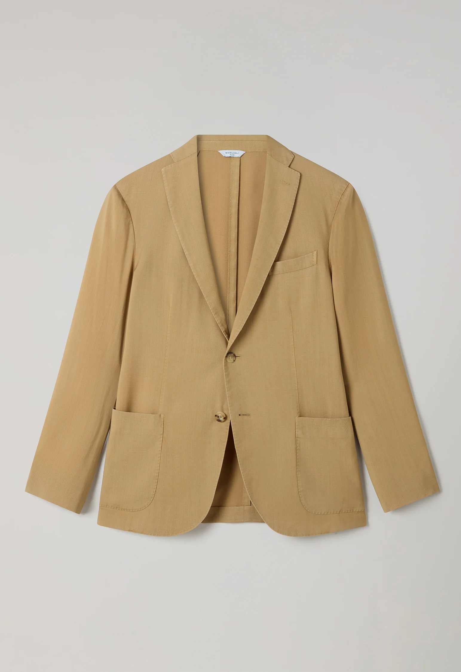 K-Jacket in lana e cashmere High Performance beige - Image 4