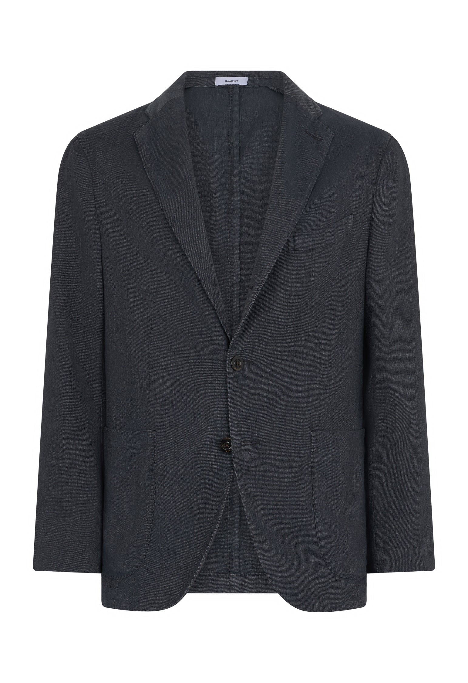 K-Jacket in twill misto cotone blu - Image 4