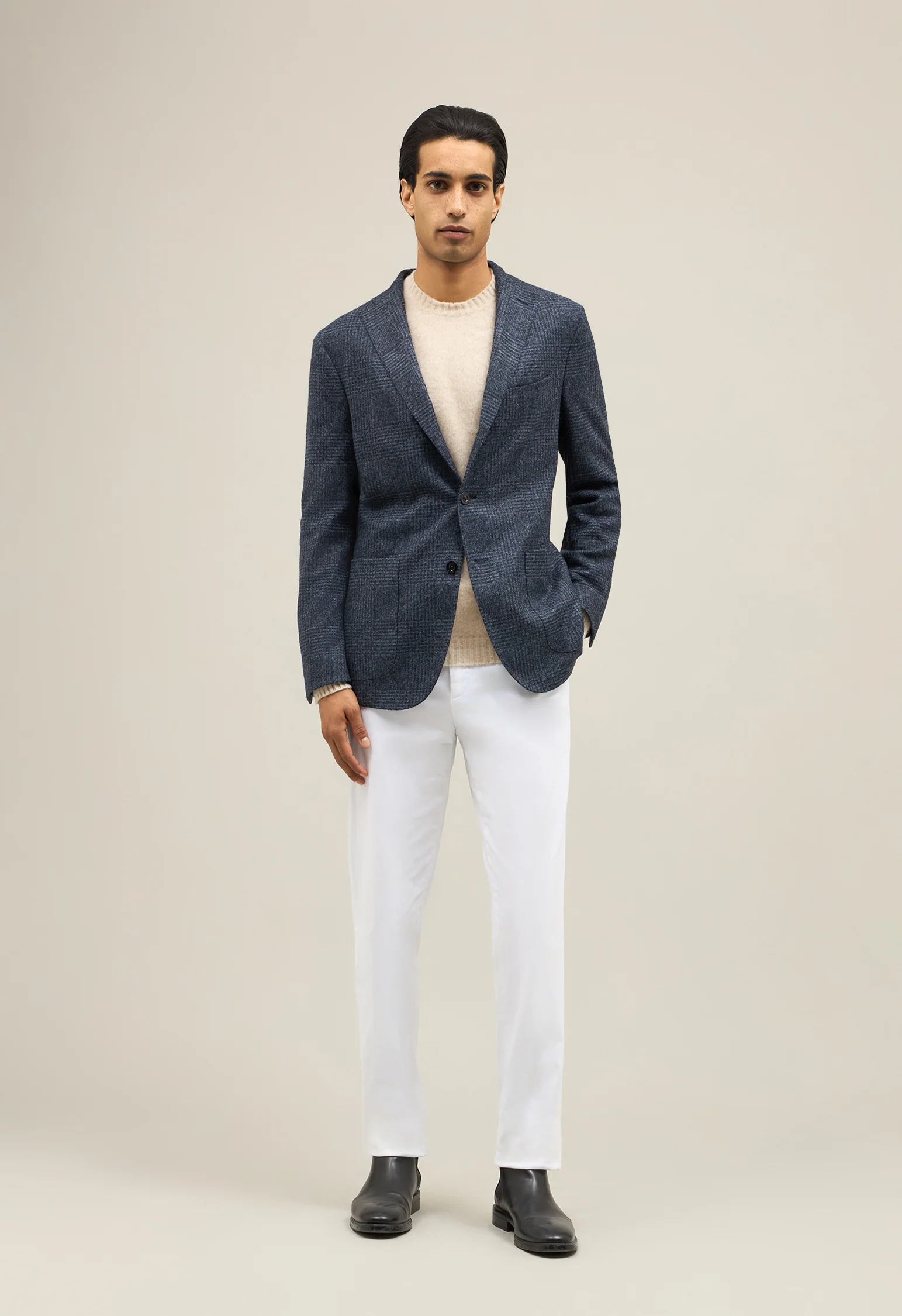 K-Jacket principe di Galles in jersey blu