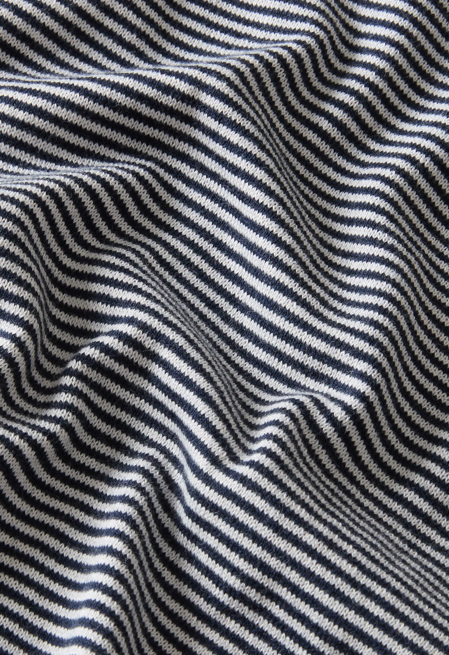 T-Shirt in cotone a righe blu - Image 5